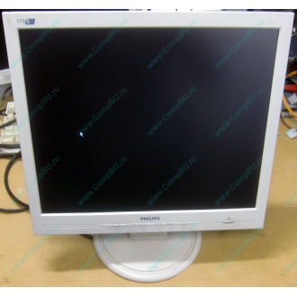 Монитор 17" TFT Philips 170S с битым пикселем в Новочебоксарске, белый (Новочебоксарск)