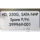 HP HD 250G SATA NLP Spare P/N 399699-001 (Новочебоксарск)