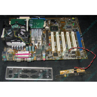 Материнская плата Asus P4PE (FireWire) с процессором Intel Pentium-4 2.4GHz s.478 и памятью 768Mb DDR1 Б/У (Новочебоксарск)