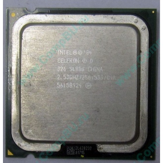 Процессор Intel Celeron D 326 (2.53GHz /256kb /533MHz) SL98U s.775 (Новочебоксарск)
