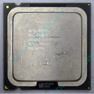 Процессор Intel Celeron D 345J (3.06GHz /256kb /533MHz) SL7TQ s.775 (Новочебоксарск)