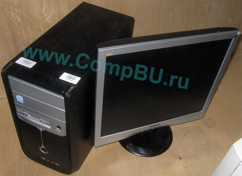 Комплект: двухядерный системный блок с 4Гб памяти и 19 дюймов ЖК монитор (Новочебоксарск)